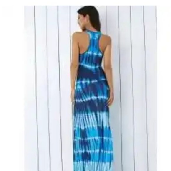 LAST ONE. GORGEOUS Tie-Die Racerback Maxi Dress - Picture 2 of 2